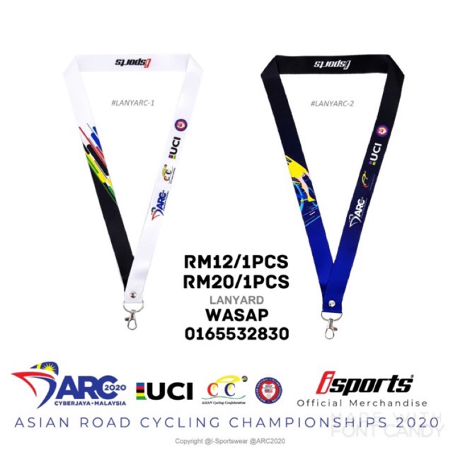 CI Asian Road Cycling Championships Lanyard | Shopee Malaysia