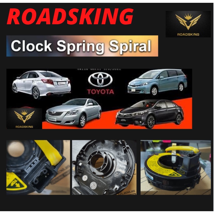 [ 100% ORIGINAL CLOCK SPRING ] ALPHARD HILUX VIGO REVO VIOS CAMRY ALTIS ...
