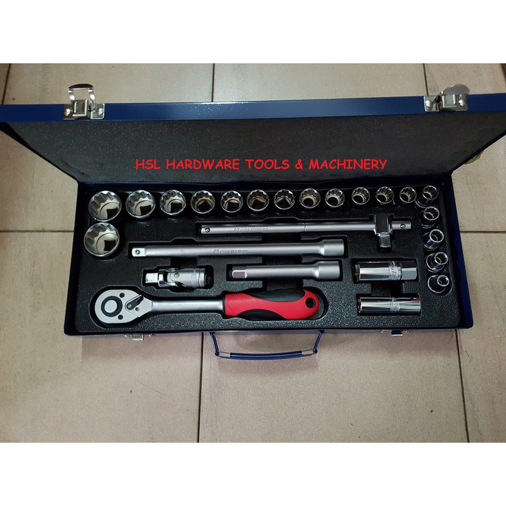 SB BSS1225 25PCS X 1/2"DR BOX SOCKET SET | Shopee Malaysia