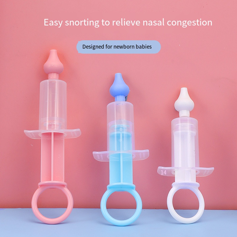 Baby Syringe Silicone Nasal Aspirator Does Not Hurt Cavity Anti-Reflow ...