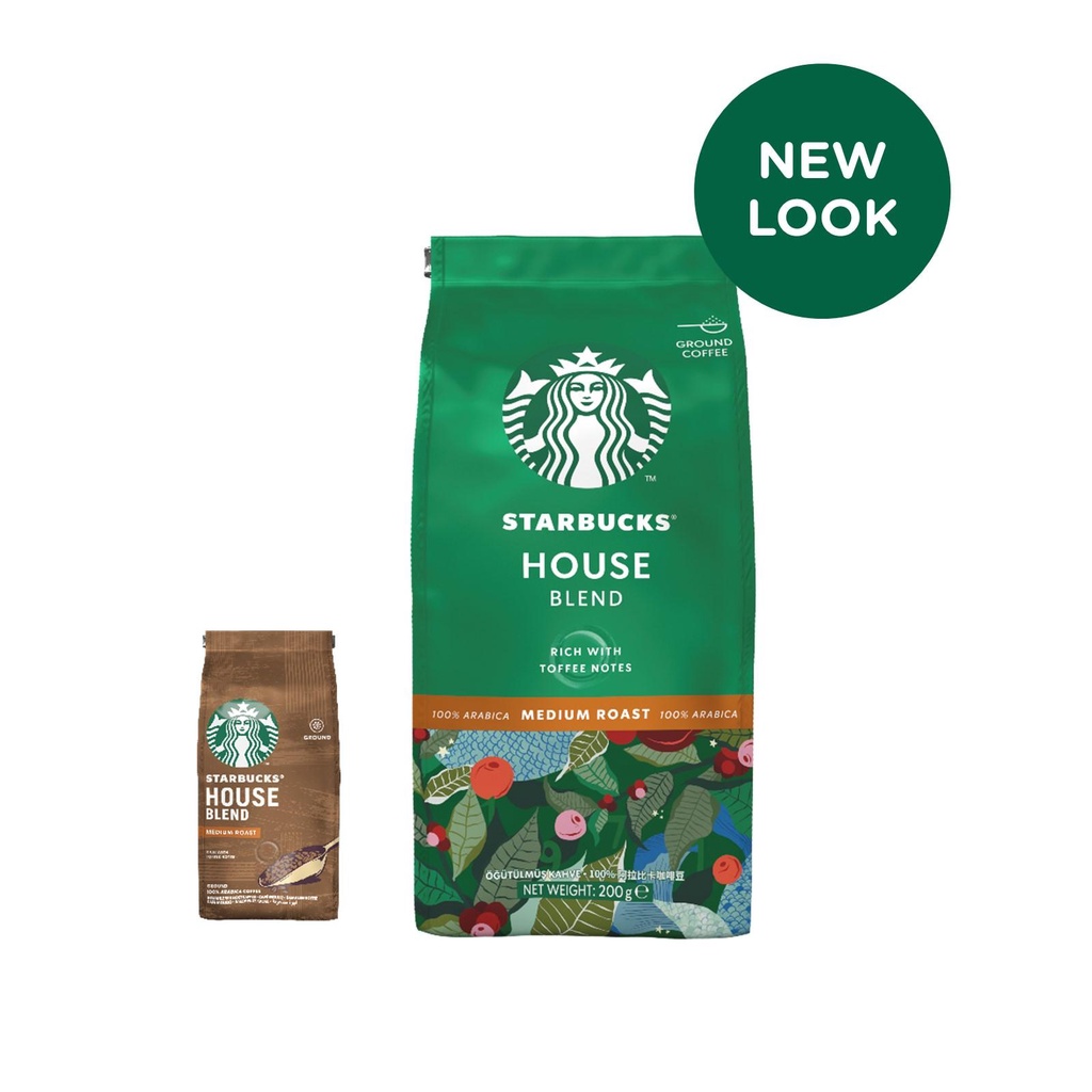 STARBUCKS House Blend Medium Roast Ground Coffee 200g | Shopee Malaysia