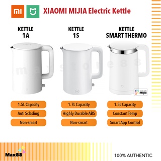 Xiaomi Mijia Thermostatic Kettle Pro MJHWSH02YM, FREE 3 Pins Convertor, 1.5L Capacity, APP Control