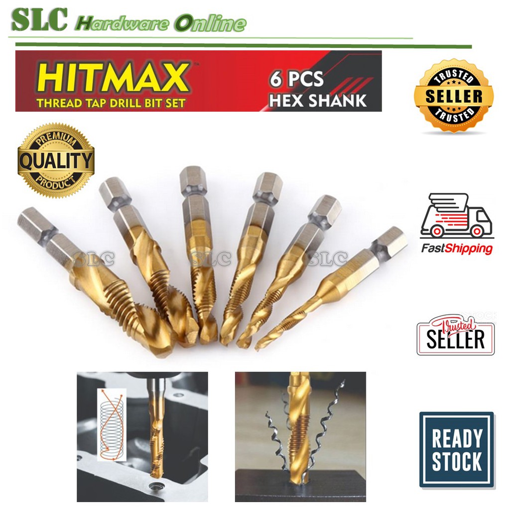 Metric thread tap drill best sale bits set