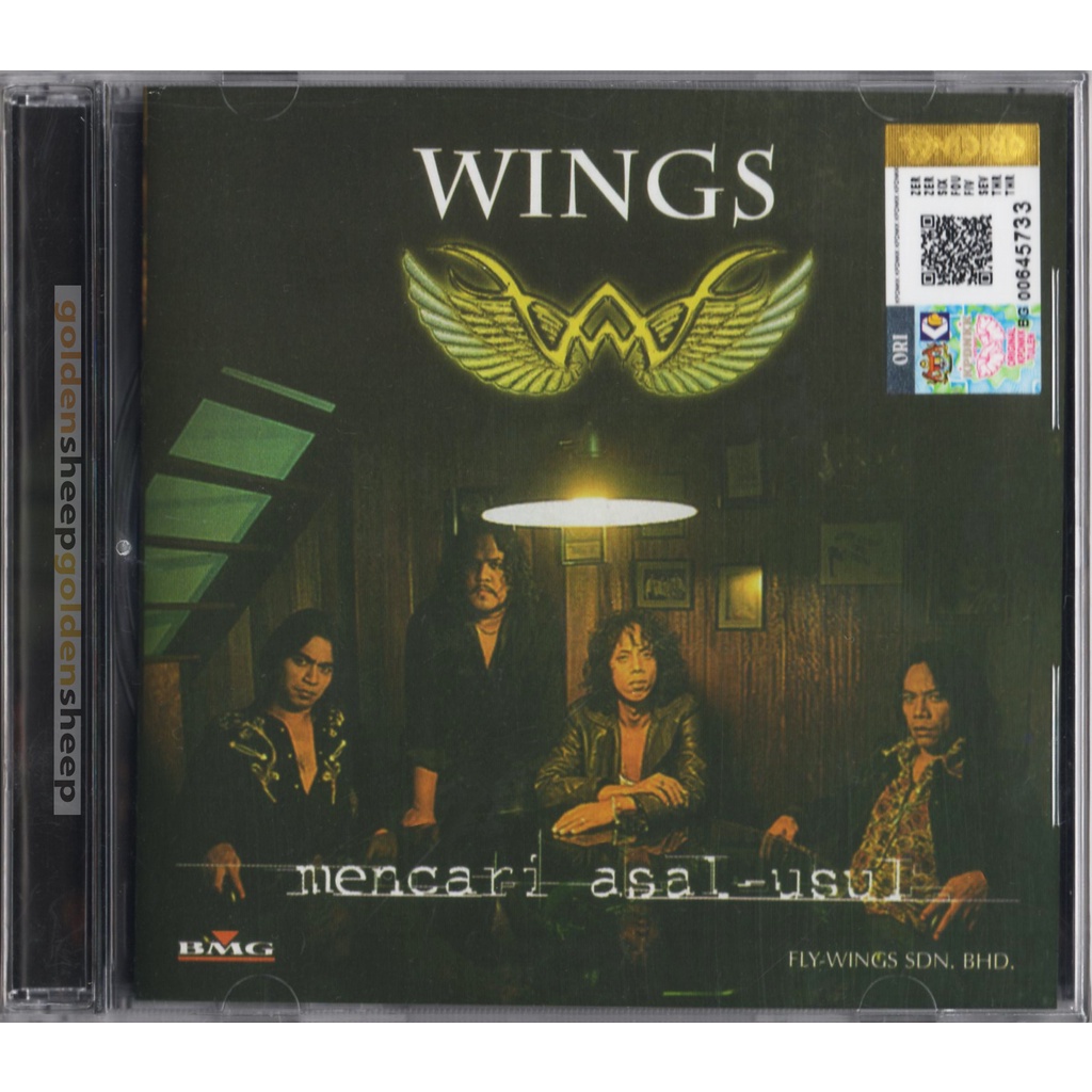 WINGS (AWIE) Mencari AsalUsul 1998 BMG MUSIC ORIGINAL CD (HARD ROCK