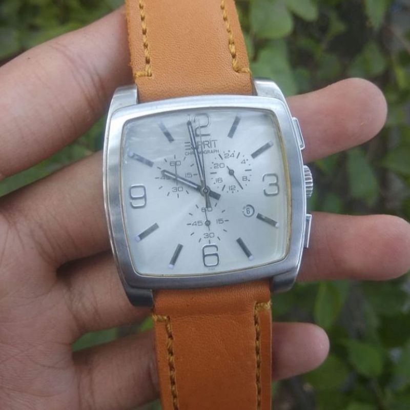 Esprit square clearance watch