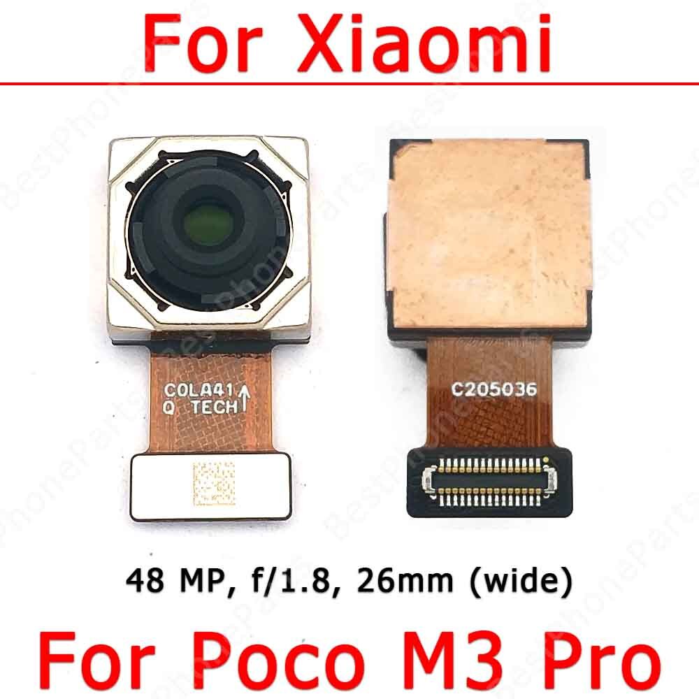 Original Rear Back Camera For Xiaomi Mi Poco M Pro Redmi Note G Main Backside Big Camera