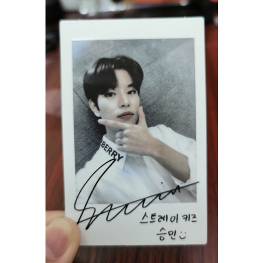 Stray Kids Seungmin Hometown ChaChaCha official photocard polaroid