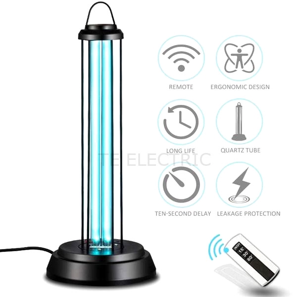 ULTRA VIOLET VIRUS BACTERIA KILLER TOWER LIGHT WITH TIMER CONTROL ...