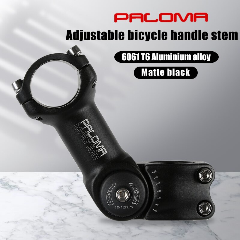 Paloma Bike Handlebar Riser Adjustable Angle Aluminum Alloy 28.6mm ...