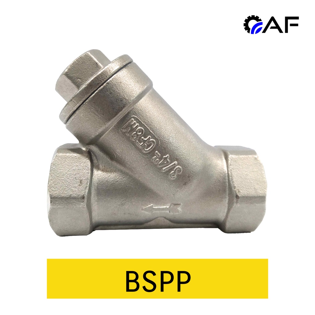 Stainless Steel SS316 Y Strainer, 1/2” to 2”, Mesh Size 1mm, Female ...