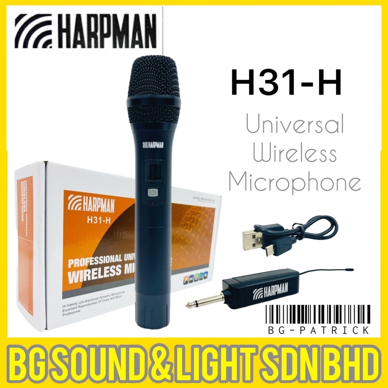 HARPMAN H31-H Universal Wireless Microphone | Shopee Malaysia