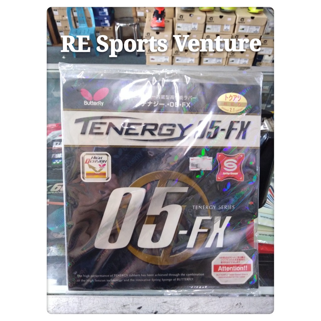 Butterfly Tenergy 05 FX Table Tennis Rubber Shopee Malaysia