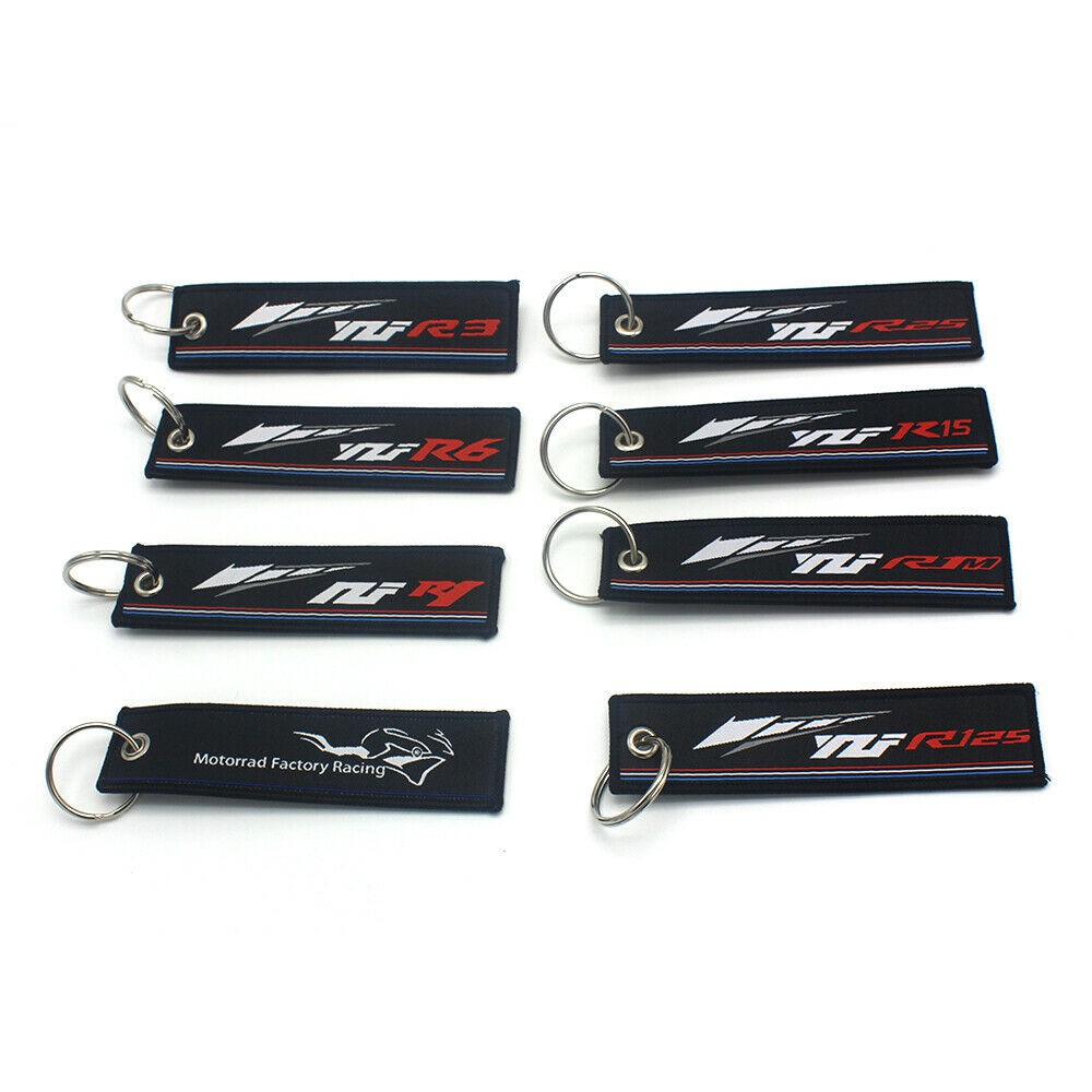 Motorcycle Keychain Key Tags For YAMAHA YZF R1 R1M YZF R3 R6 R15 R25