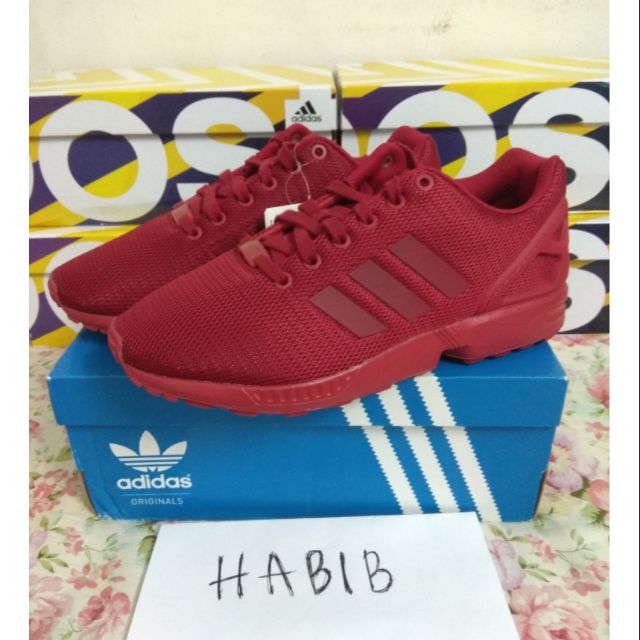 Adidas zx flux outlet triple red