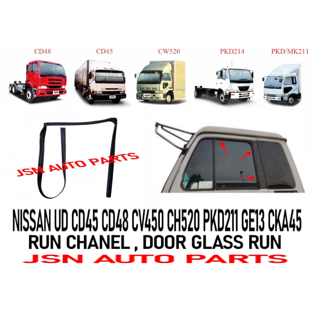 RUN CHANEL , DOOR GLASS RUN NISSAN UD CV450 CH520 CD45 CD48 RUN CHANEL , DOOR GLASS RUN NISSAN UD CV450 CH520 CD45 CD48