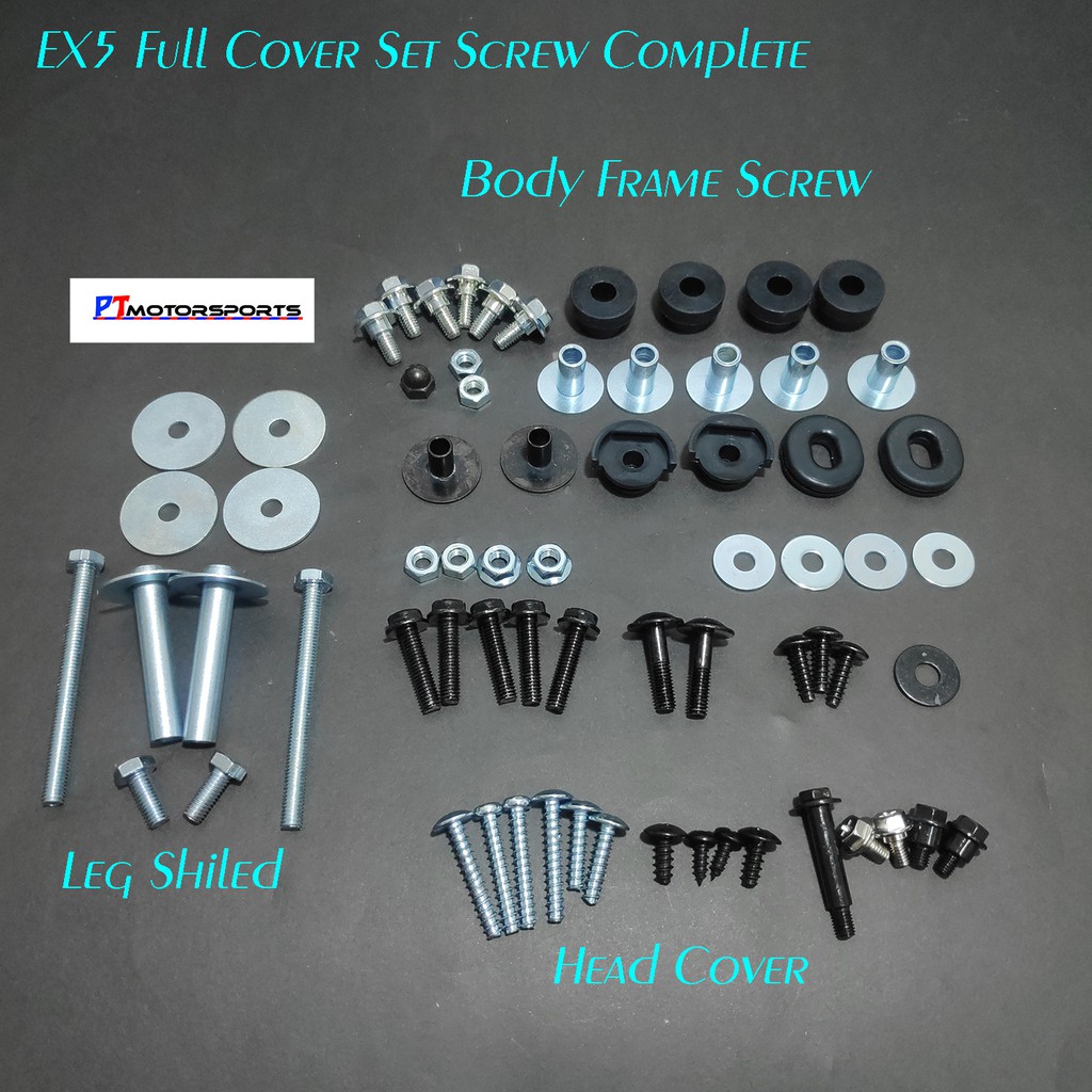 Honda Ex5 Screw Handle Screw/ Leg Shield Screw /Body Frame Screw/Ex5 ...