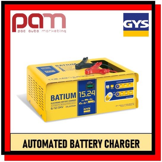 Battery Charger Gys Batium 15 24 Automatic Heavy Duty Battery Charger Shopee Malaysia