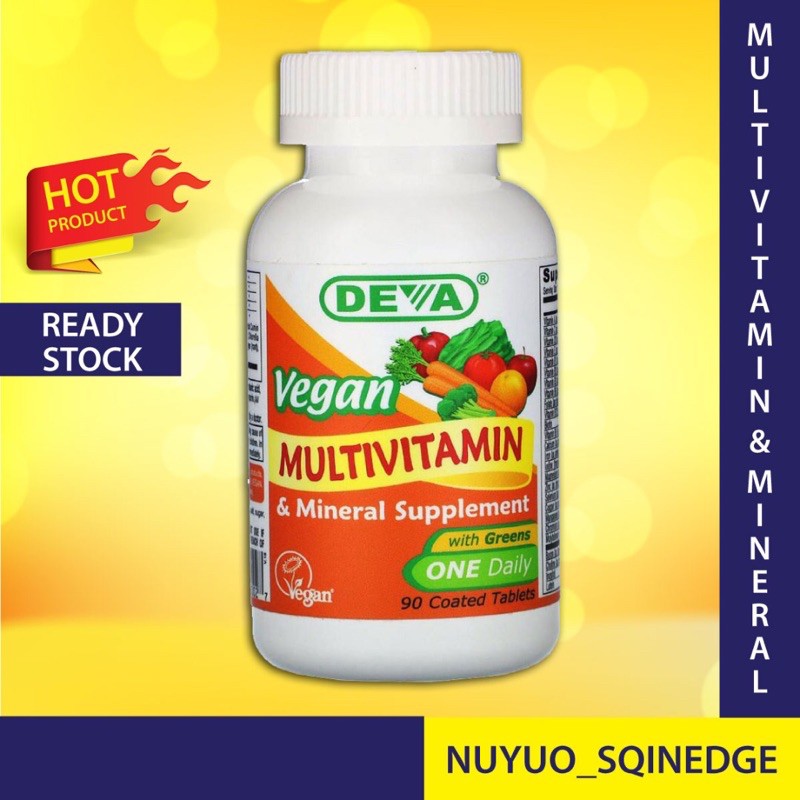 MULTIVITAMIN AND MINERAL SUPPLEMENT WITH GREENS 🌟Ready Stock🌟 Shopee