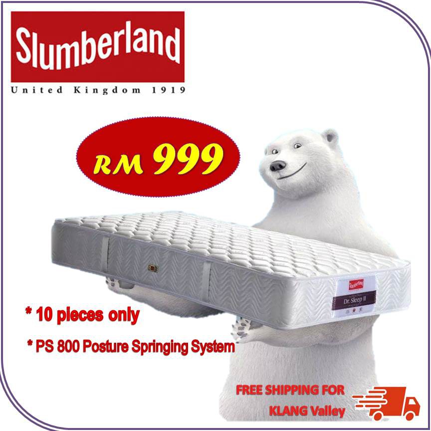 SLUMBERLAND DR SLEEP II 3'MATTRESS (*Ready Stock*) | Shopee Malaysia