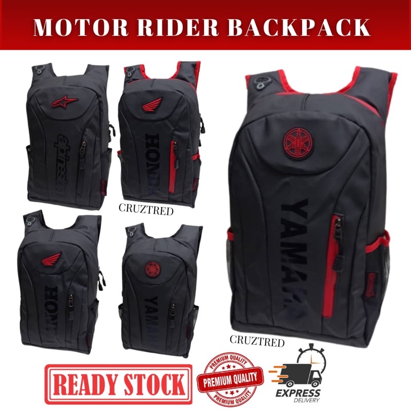 Yamaha Waterproof Backpack Beg Beg Kalis Air Shoulder Bag Motorcycle
