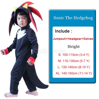 Child Kids Rubie's Sonic the Hedgehog Costume SIZE Large 10-12 Cosplay 