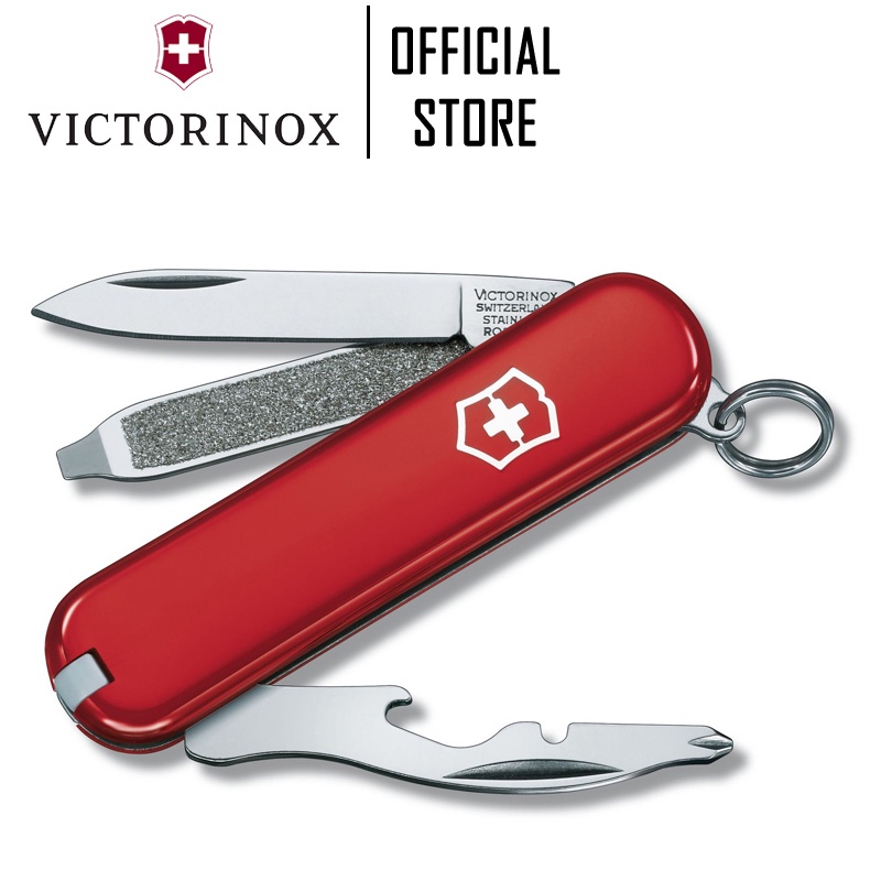 Victorinox Rally Multi Tool Knife 9 Functions Celidor Plastic Handle Red