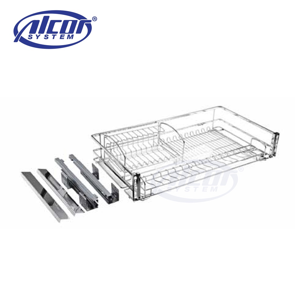 Pull Out Unit With Divider/Pull Out Basket/Kitchen Organizer/Dish Rack