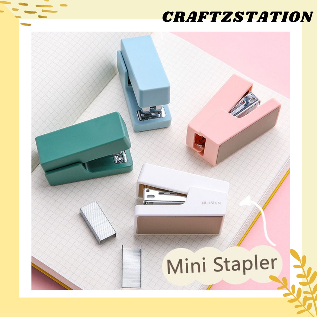 Mini Stapler Staples Student Office Deli Mini Portable Stapler Cute
