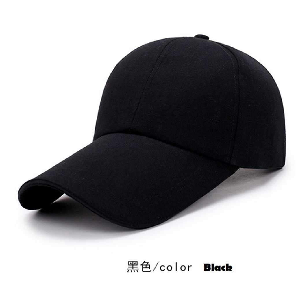 GEC 10CM Extra Long Baseball Cap Plain Cap Casual Cap Golf Cap Sport Cap Shopee Malaysia