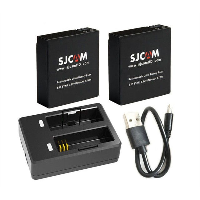 Original SJCAM SJ7 Star Battery with Dual Charger | Shopee Malaysia