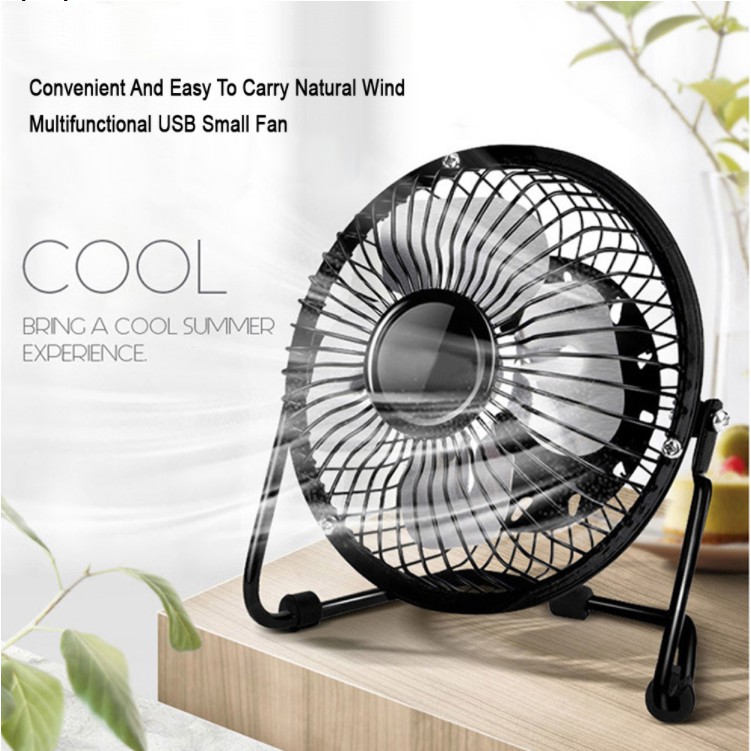 USB mini fan Rechargeable Fan Mini Desktop Fan (4inch) Aromatic Mini