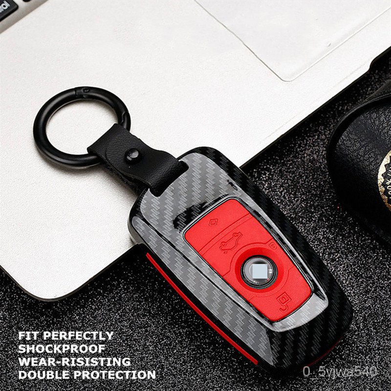 ABS Carbon fiber Car Remote Key Case Cover Shell For F30 F34 F10 F07 ...