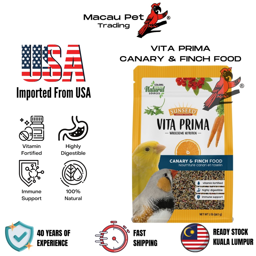 MPT Sunseed 907g Canary Seed Bird Food Makanan Burung Canary Food For