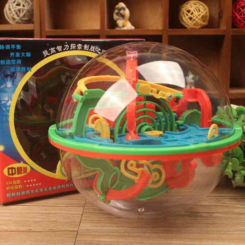 [Ready Stock] 3D Three-Dimensional Labyrinth Roll-On Toy Breakthrough ...
