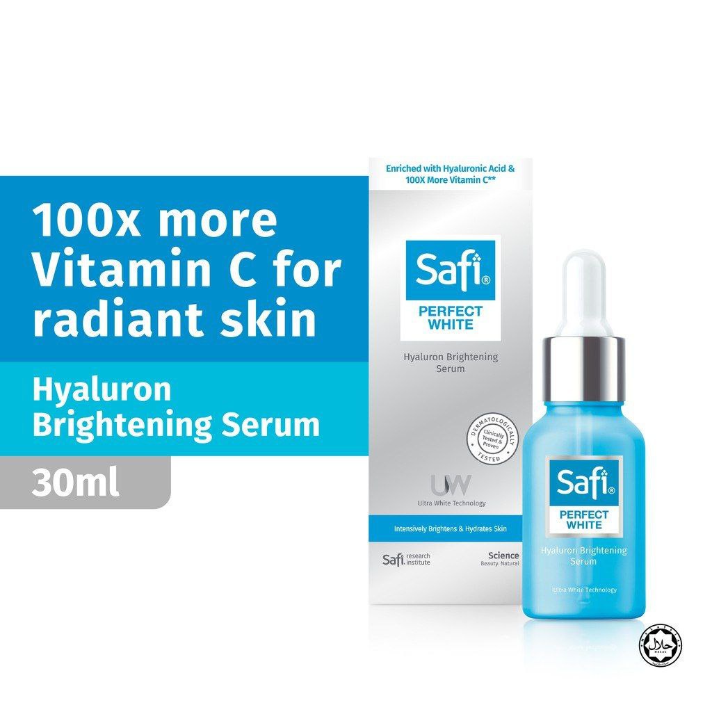SAFI PERFECT WHITE NIACINAMIDE HYALURON BRIGHTENING SERUM 30ML | Shopee ...