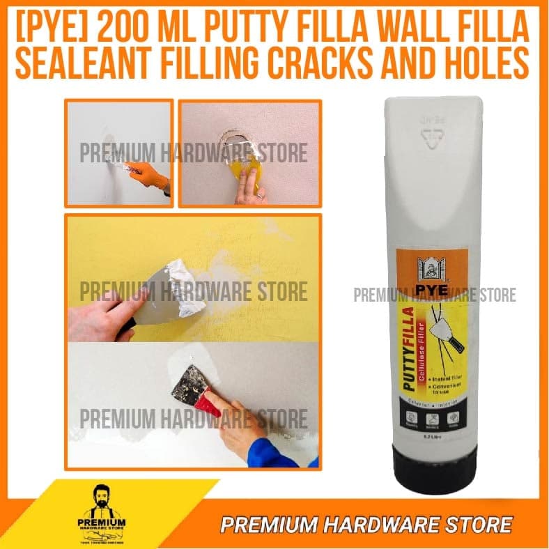 [PYE] 200 ml Putty Filla Wall Filla Sealeant Filling Cracks And Holes