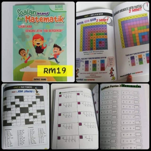 ASAS MATEMATIK - SOALAN INTENSIF Prasekolah tadika taska darjah 1 ...