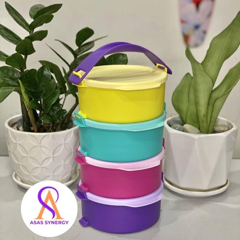 [READYSTOCK] TUPPERWARE TUP TIFFIN MANGKUK TINGKAT 4 LAYER | Shopee ...