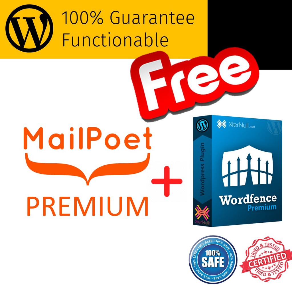 MailPoet Premium Plugin (FREE Wordfence Premium)[Wordpress Marketing ...