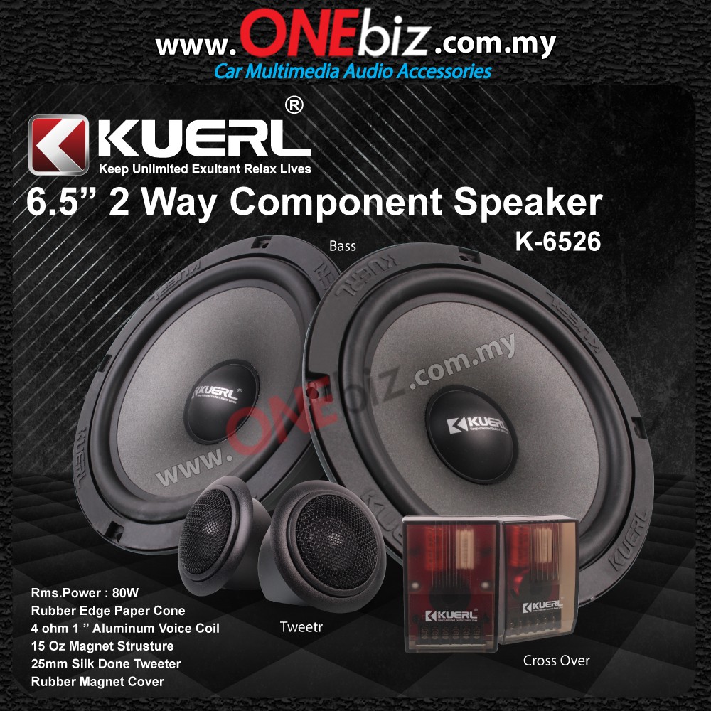 Kuerl Professional Car Speaker 25mm 4 Ohm Tweeter Speaker for Auto