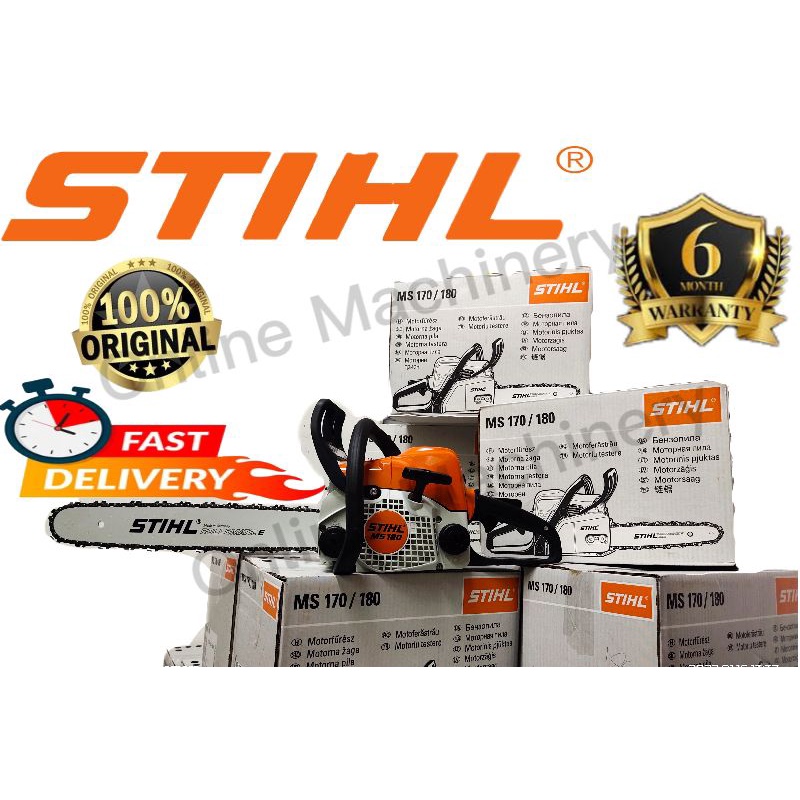 STIHL MS180 18''BAR CHAIN SAW CHAINSAW | Shopee Malaysia