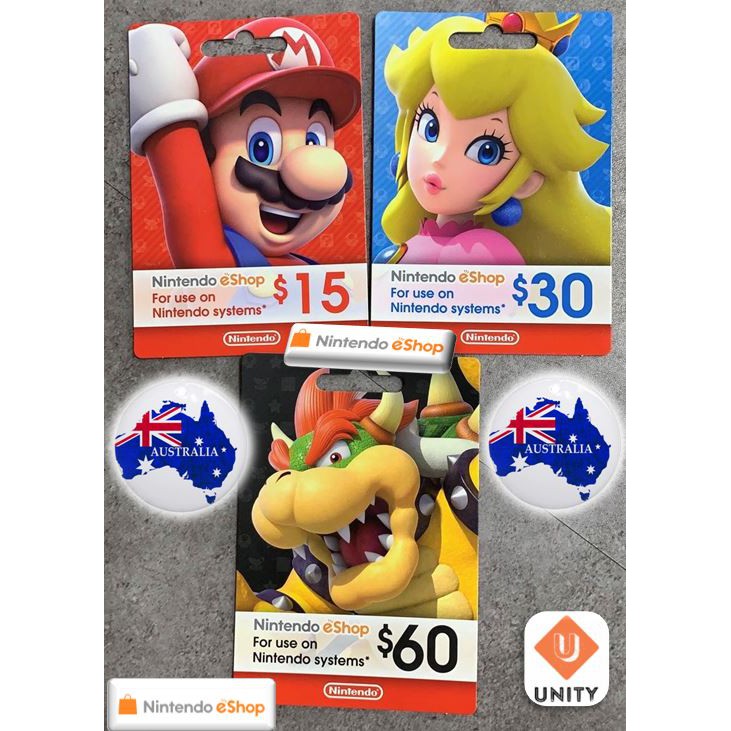 Nintendo switch store gift card australia