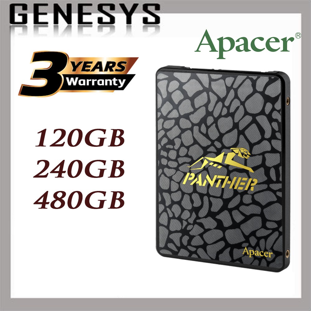 1TB 512GB 256GB 128GB APACER 480GB, 240GB, 120GB AS340 2.5" SSD Solid ...
