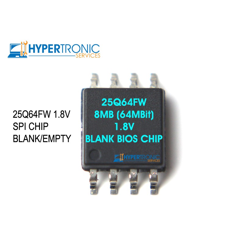 Winbond 25Q64FW W25Q64FW W25Q64FWSIG 1.8v Blank SPI Chip Blank Bios ...