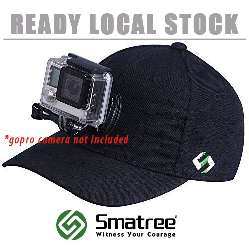 Smatree SmaHat GoPro Cap mount adapter Outdoor Topi Gopro Akaso ...