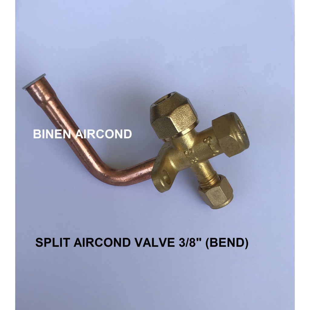 AIRCOND OUTDOOR SPLIT AIRCOND VALVE 3/8" (BEND) Shopee Malaysia