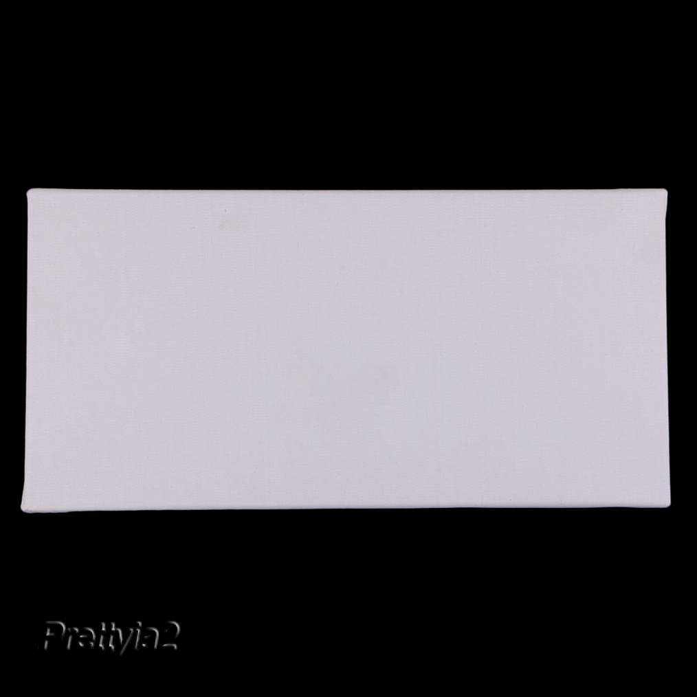 prettyiaedMY Canvas Panel Board Plain White Artist Blank Cotton