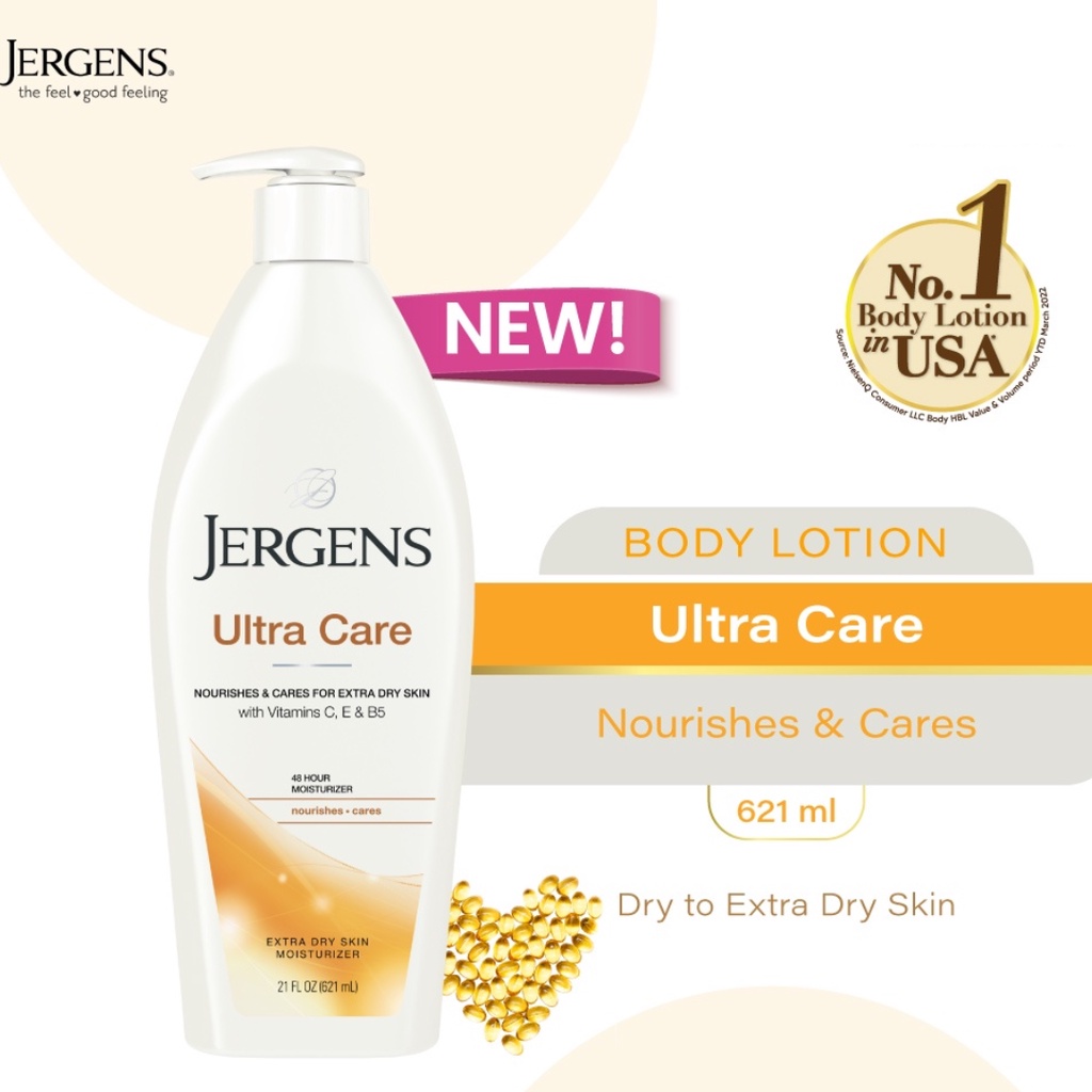 Jergens Ultra Care Dry to Extra Dry Skin Body Lotion 621ml Shopee