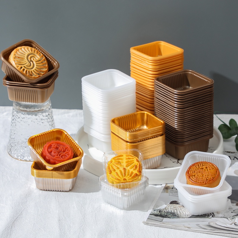 Ready Stock PET Single Cavity Mooncake Case Clear Transparent Single ...