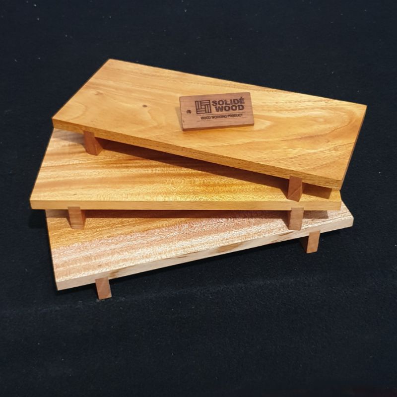 KAYU Jiro sushi plate Wooden Serving plate 20cm 25cm x 8cm 10cm Food